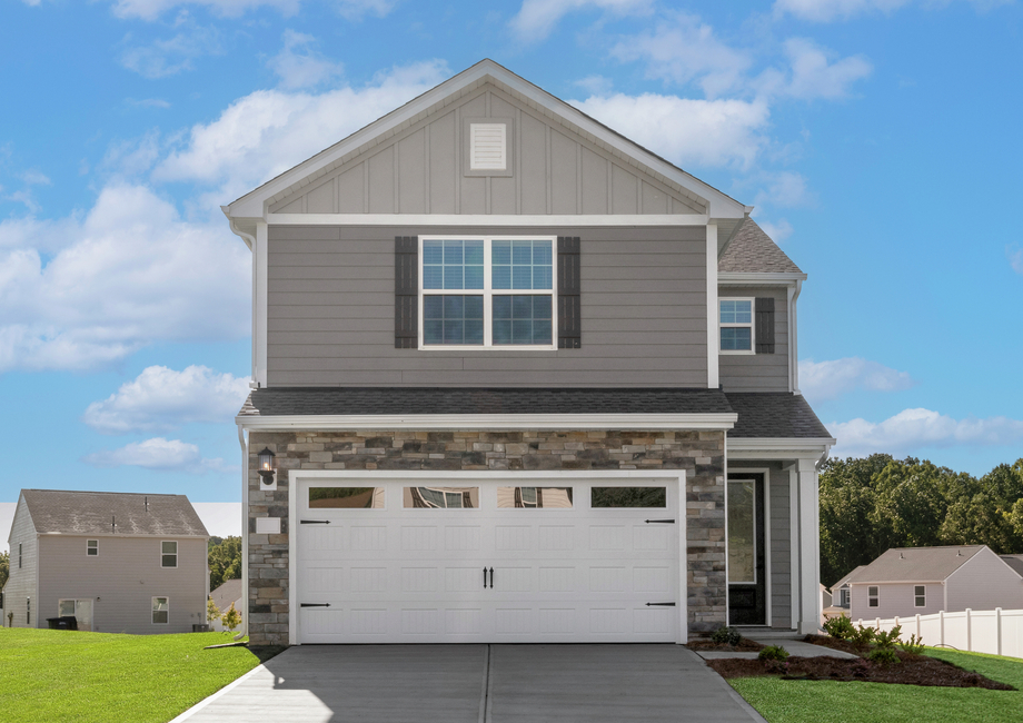 This home has a spacious two-car garage