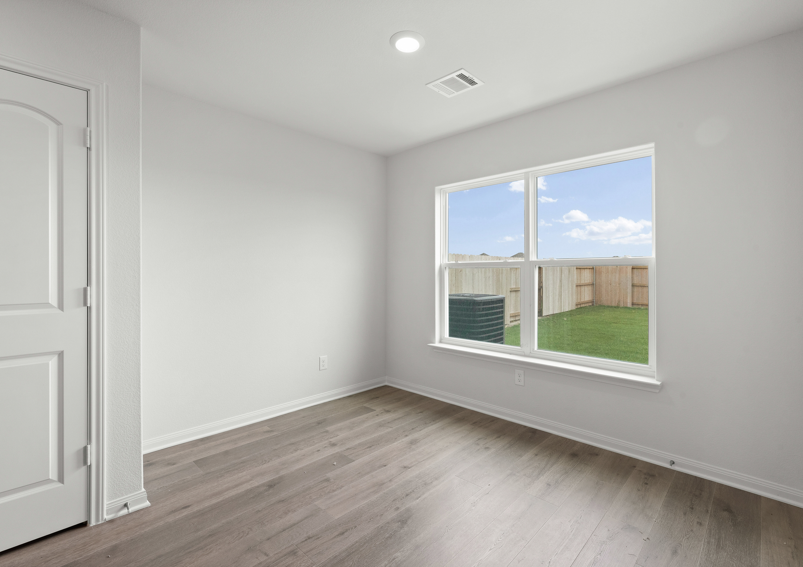 The dining room of the Blanco has a large window that lets in great natural light.