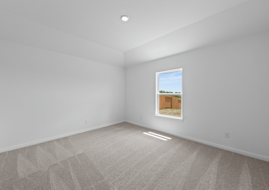 Mater bedroom with lush carpet