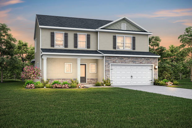 Dusk Rendering of the Hampton plan