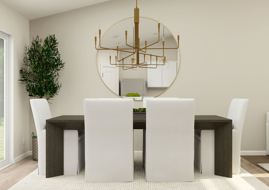 Rendering of the dining room