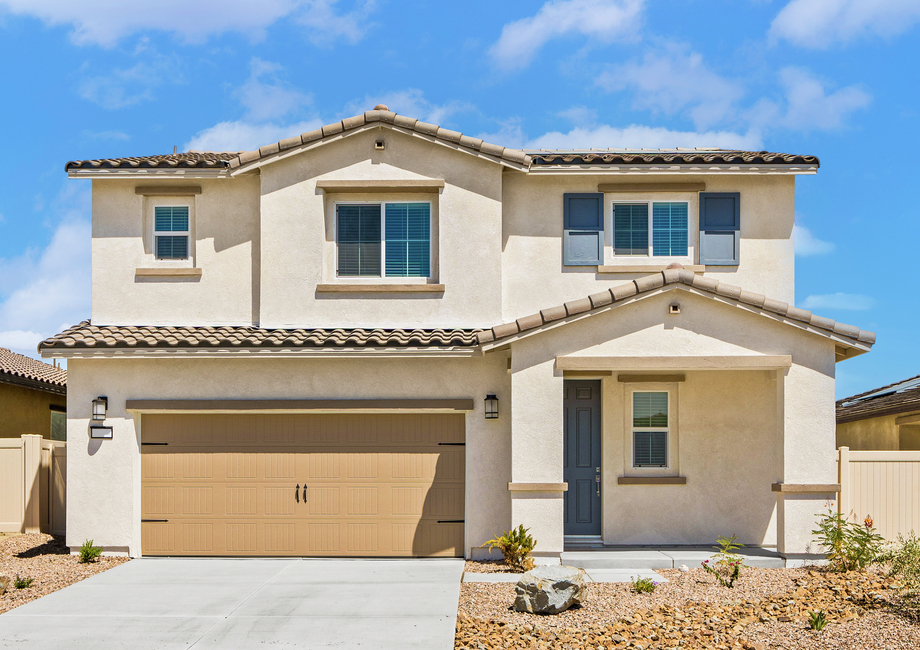 The Redondo is a beautiful two story home.