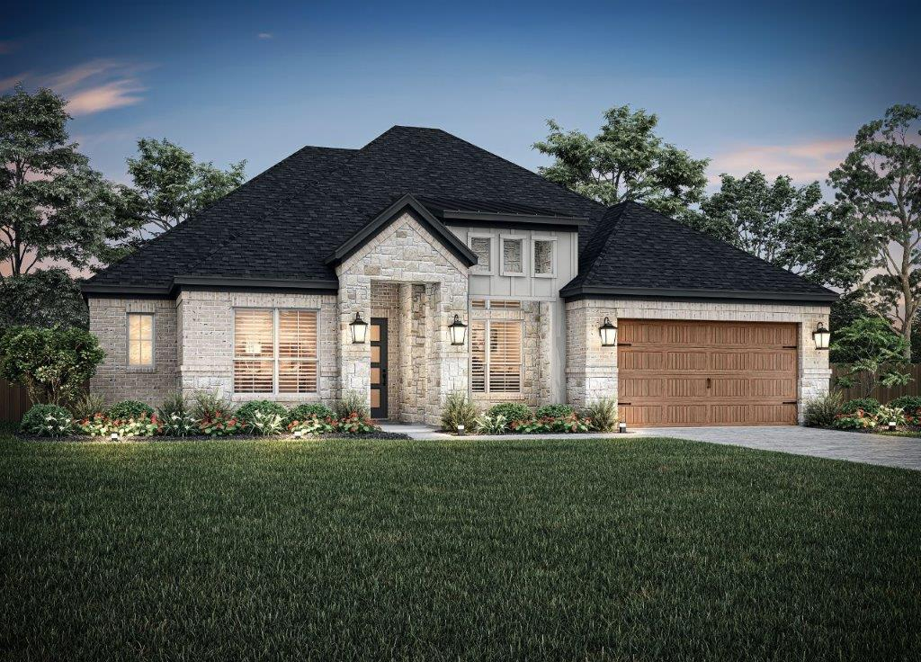 Dusk exterior elevation of the Oxford C.