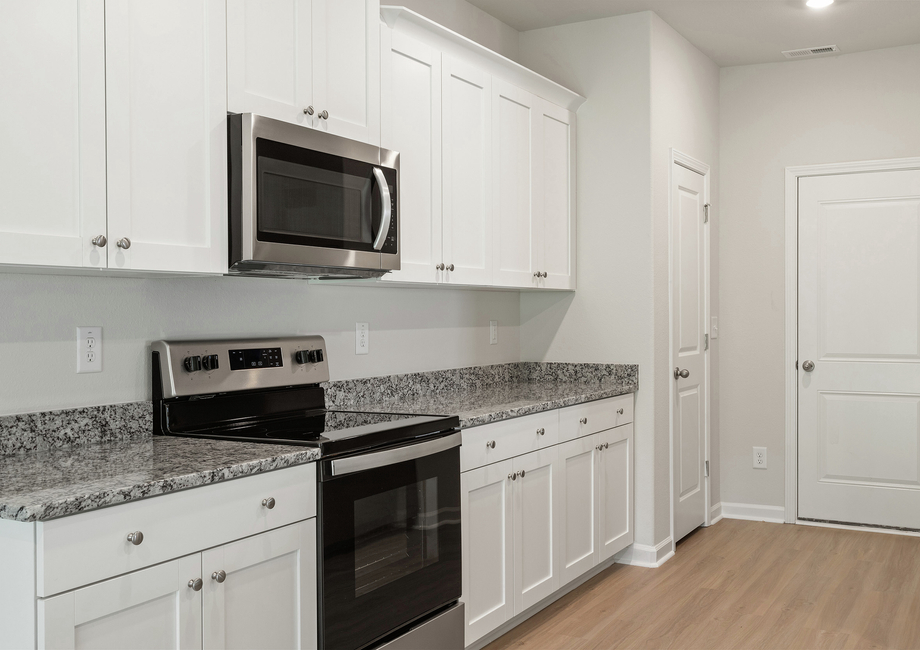 Each home comes with brand-new appliances.