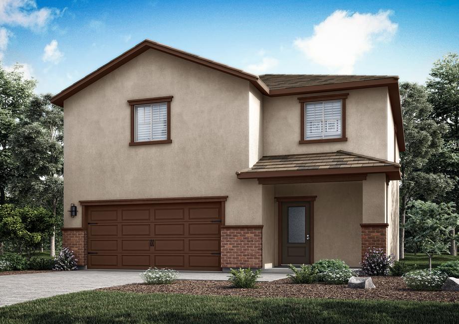 The Palomino is a beautiful two story home.