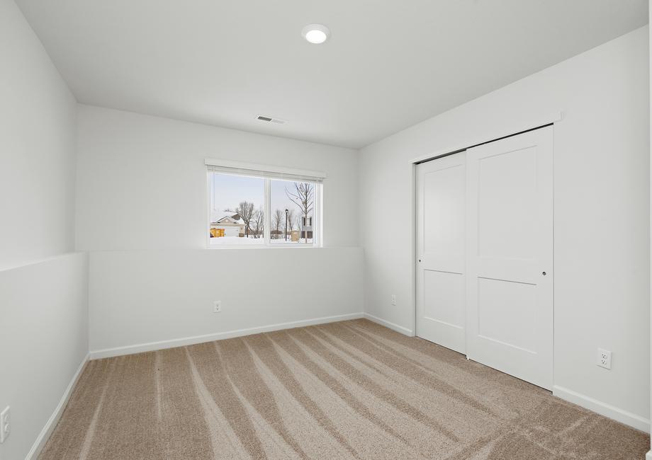 Each of the bedrooms in the Nicollet are spacious