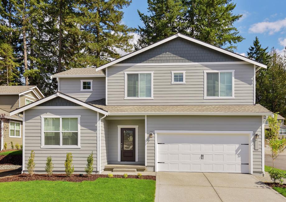 The Henry is a two story home with siding.