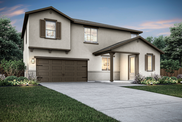 The Nelson is a beautiful two story home!