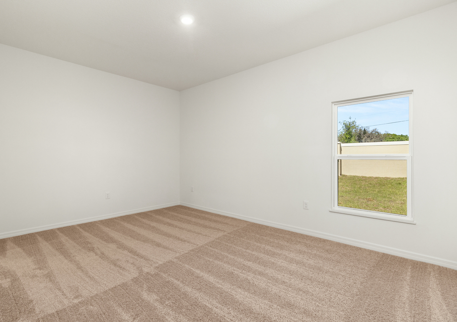 Spacious master bedroom