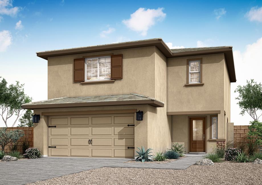 Two-story, three-bedroom home with included upgrades.