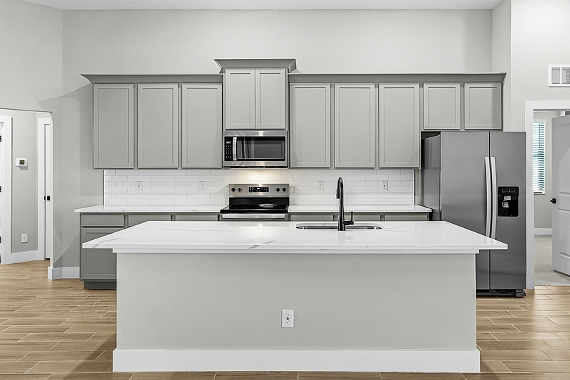 Fully loaded kitchen.