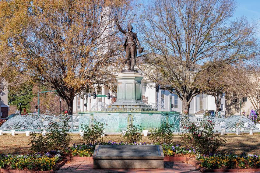 Lafayette Fountain in LaGrange, Georgia