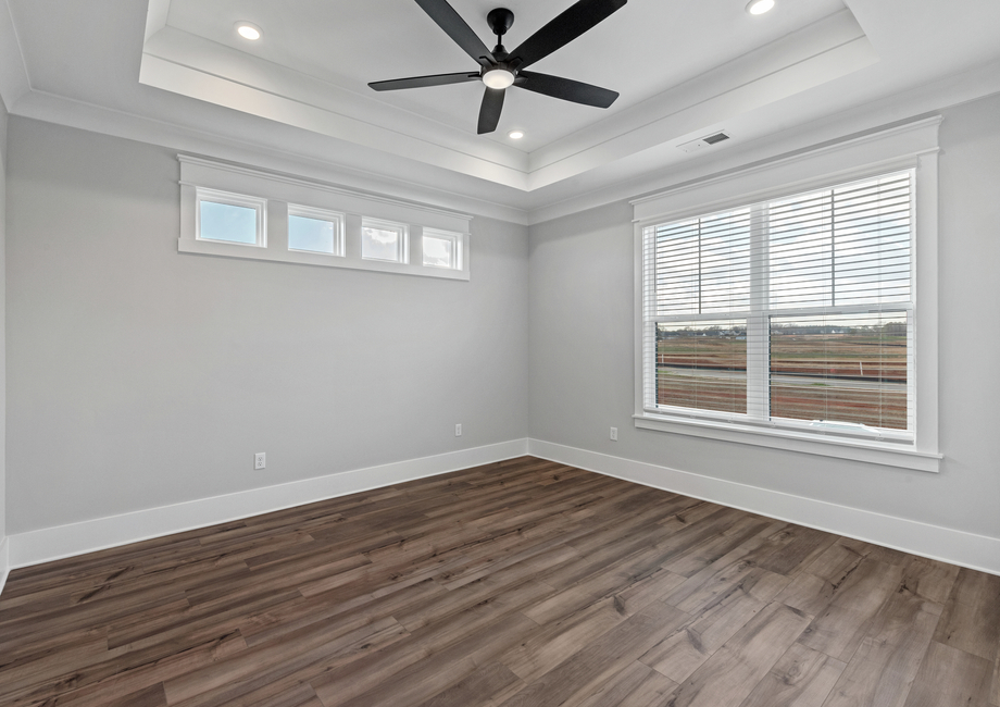 You will love all the natural light in the master bedroom.