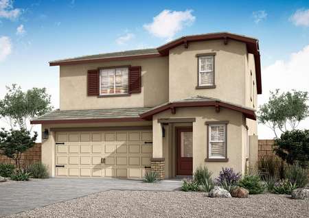 The Mesquite is a beautiful two-story home.