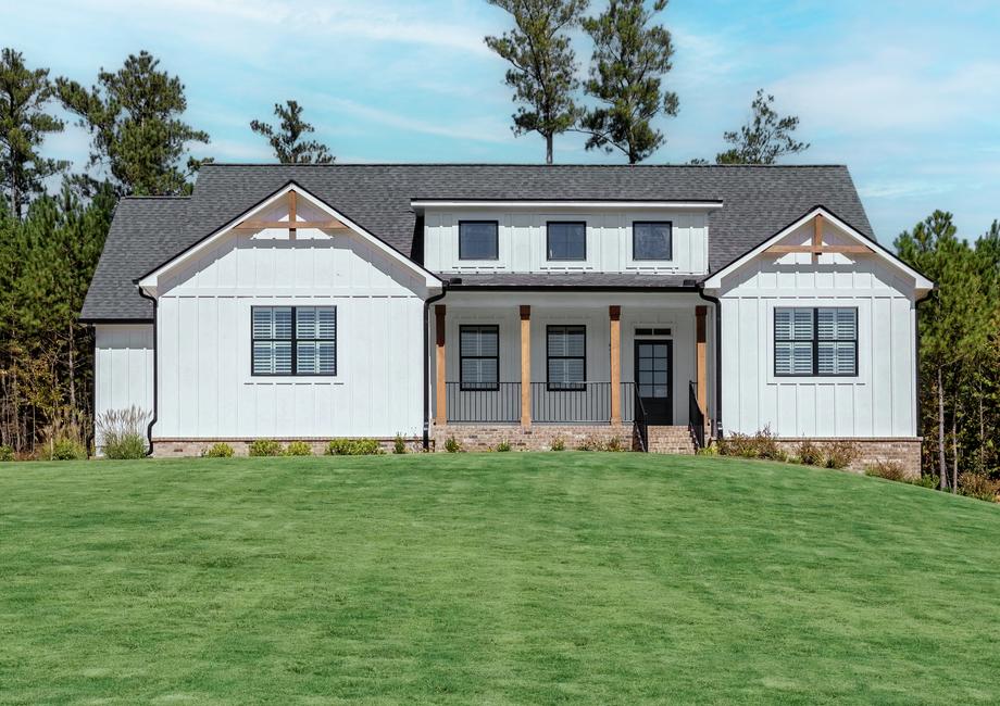 Exterior of the Unicoi with landscaping.