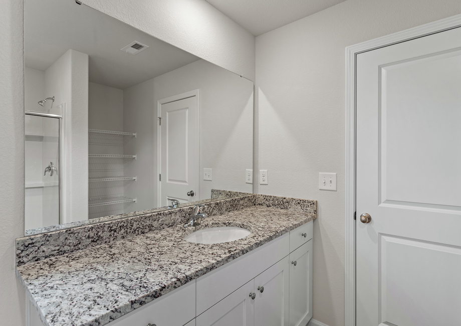 Spacious master bath