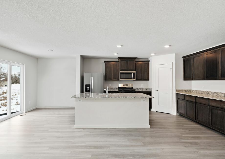 Hennepin II boasts large open kitchen layout