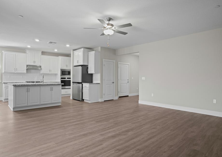 Lovely kitchen with beautiful flooring