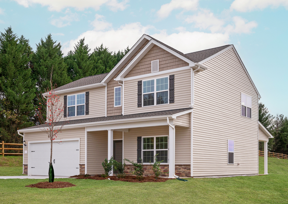 This home has a spacious two-car garage