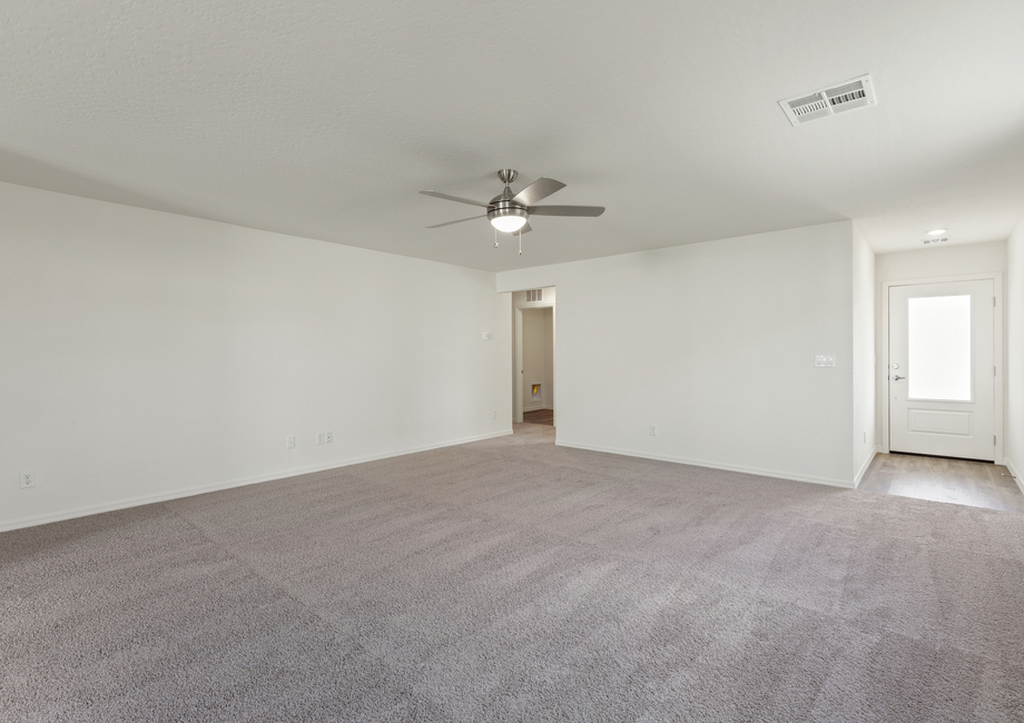 The family room of the Castle has plenty of space for furniture.