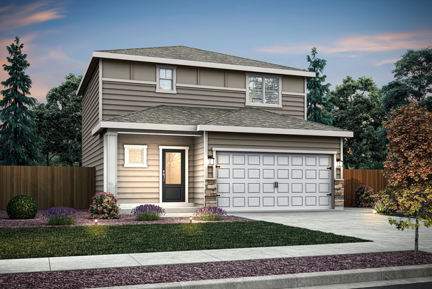 The Beech is a beautiful two story home.