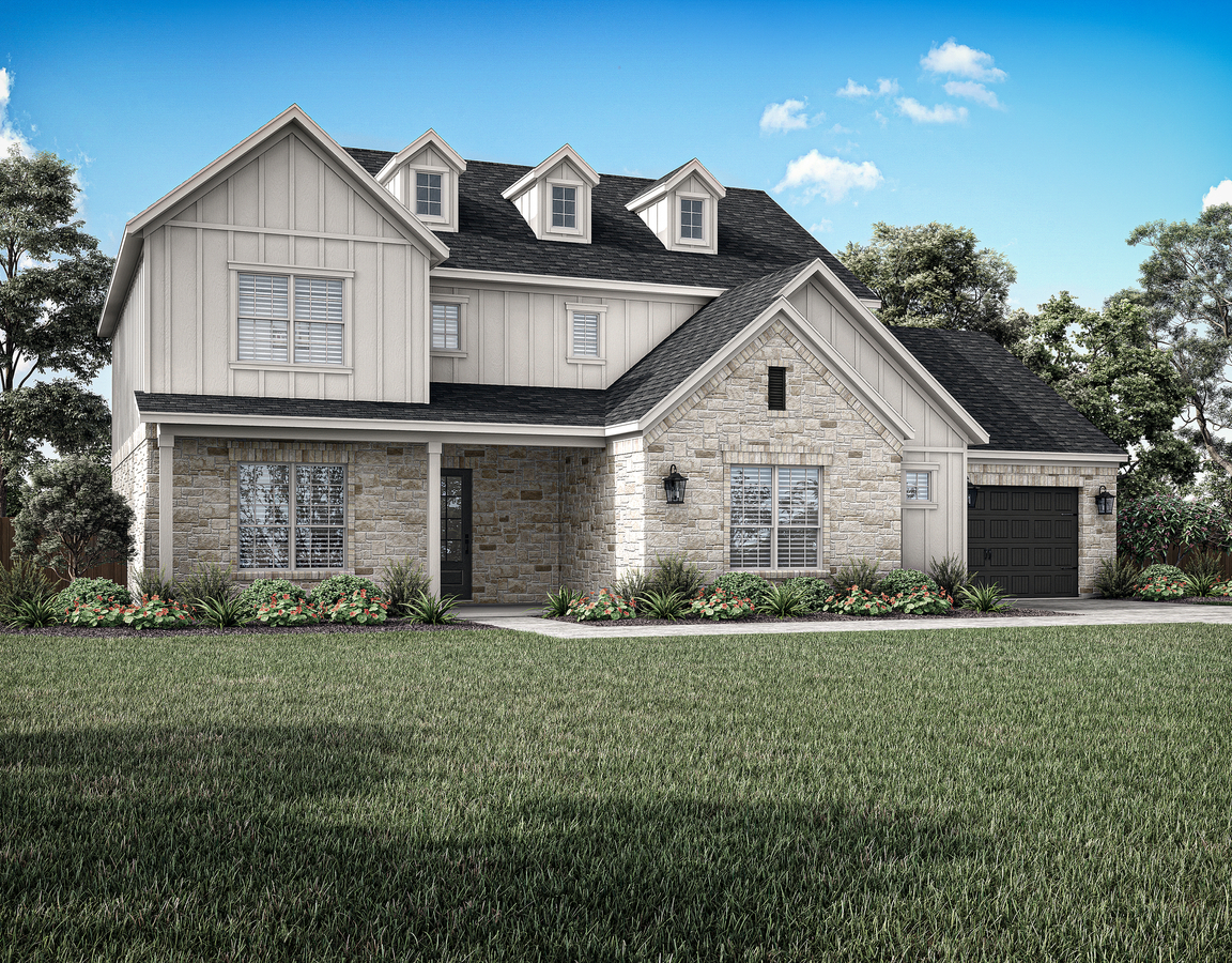 Exterior elevation of the Newton B.