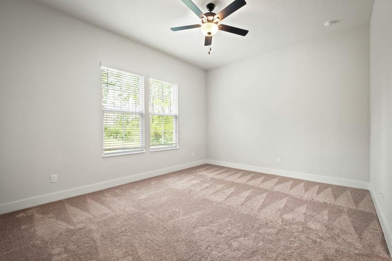 All of the secondary bedrooms are very spacious.