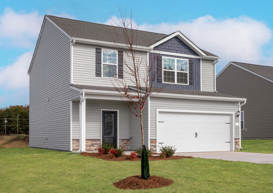 This home has a spacious two-car garage